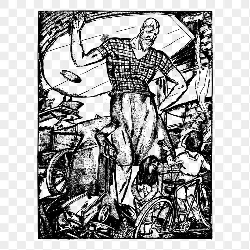 Blacksmith png sticker, vintage illustration, | Free PNG - rawpixel