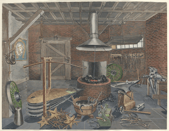 Blacksmith Shop (1935&ndash;1942) by Perkins | Free Photo - rawpixel