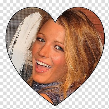 Blake Lively heart transparent background PNG clipart