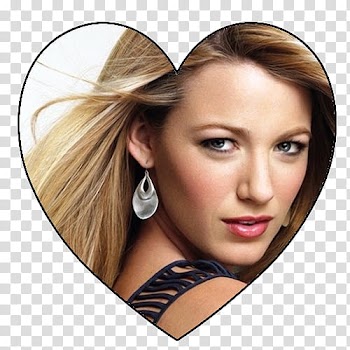 Blake Lively heart transparent background PNG clipart