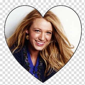 Blake Lively heart transparent background PNG clipart