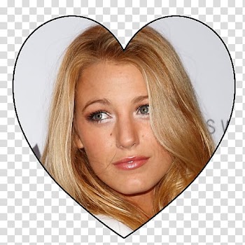 Blake Lively heart transparent background PNG clipart