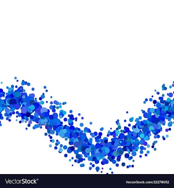 Blank abstract confetti wave background with vector image