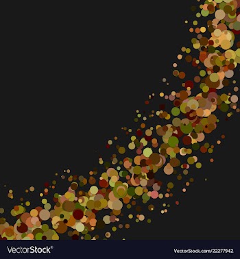 Blank abstract curved confetti background vector image