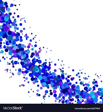 Blank abstract curved confetti background with vector image