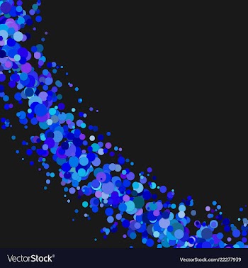 Blank abstract curved confetti background with vector image