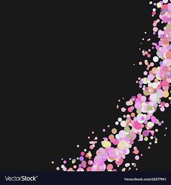 Blank abstract curved confetti background with vector image