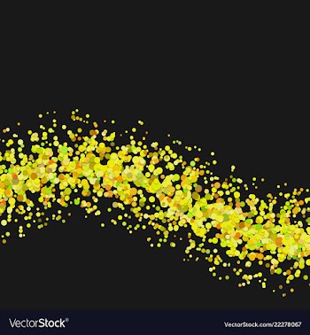 Blank abstract wave sprinkled confetti circle vector image