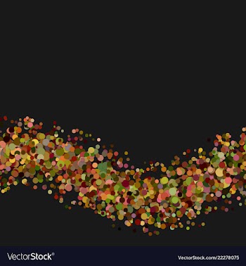 Blank abstract wavy confetti background with vector image