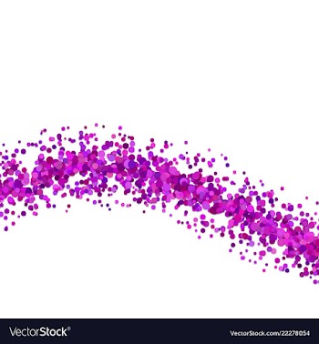 Blank abstract wavy scattered confetti circle vector image
