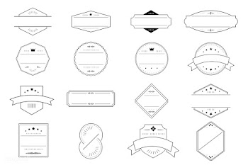 Blank badge set | Free stock vector - 598807