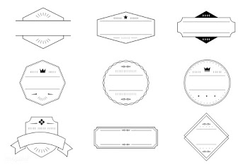 Blank badge set | Free stock vector - 598823