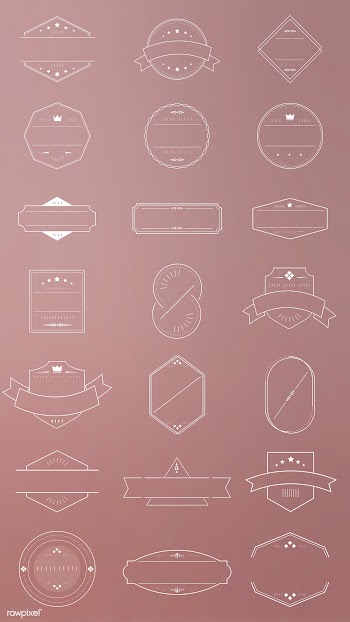 Blank badge set | Free stock vector - 598826