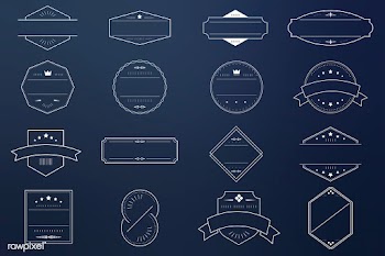 Blank badge set | Free stock vector - 598852