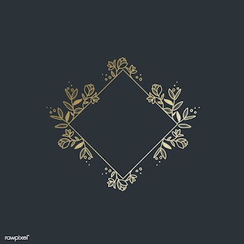 Blank botanical frame design element vector | Free stock vector - 523470