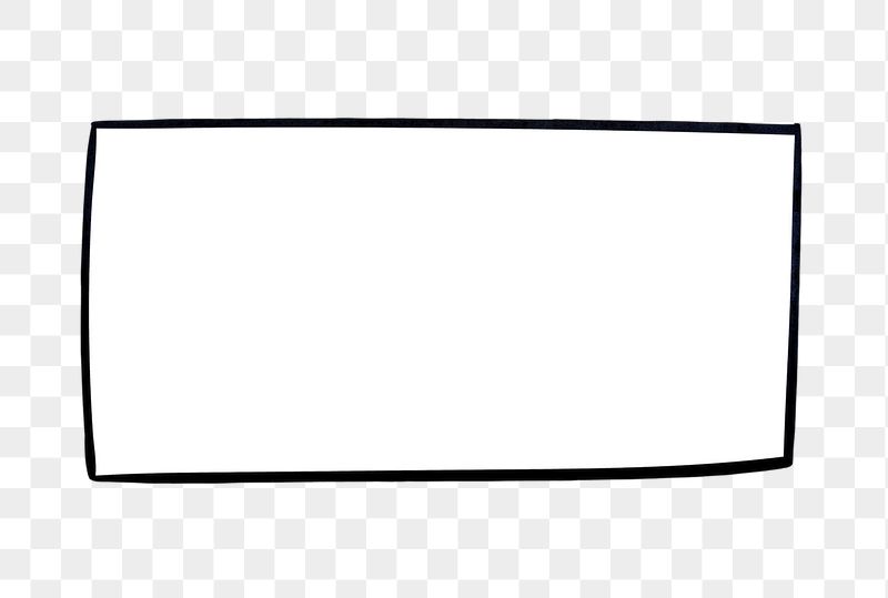 Blank box doodle png badge, | Free PNG - rawpixel