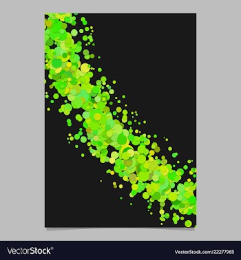 Blank curved abstract dispersed confetti circle vector image