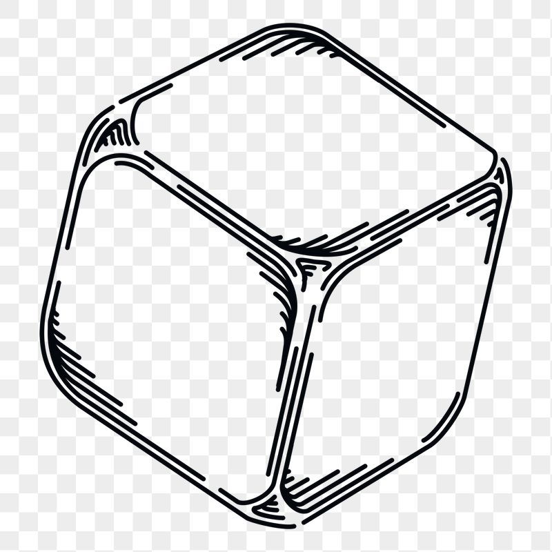 Blank dice png sticker illustration, | Free PNG - rawpixel