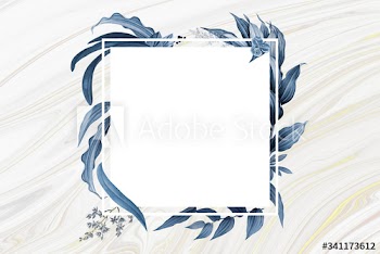 Blank floral badge