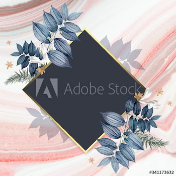 Blank floral badge