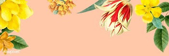 Blank floral banner copy space | Free stock vector - 564254