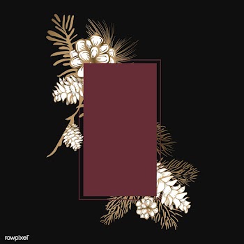 Blank floral invite | Free stock vector - 553630
