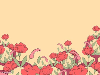 Blank flower greeting card vector | Free stock vector - 487551