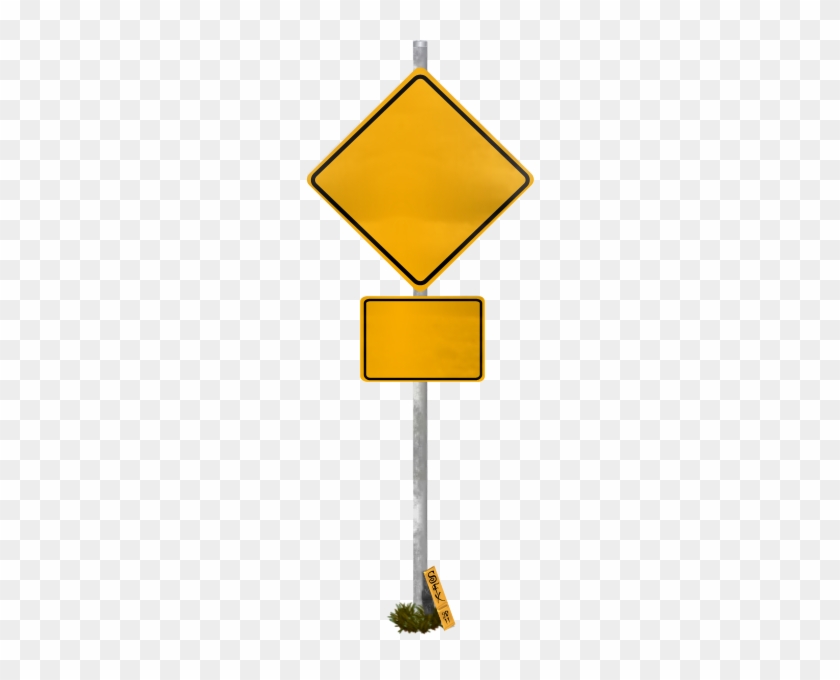 Blank Funny Road Sign 1 Transparent Png - Blank Road Signs Png