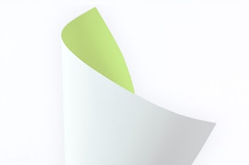 Blank green and white folded paper on a gray background | Free  psd mockup - 2357630