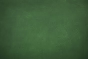 Blank green chalkboard background with Traces of Erased Chalk.