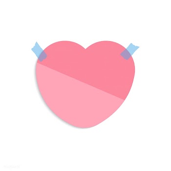Blank heart shaped reminder note vector | Free stock vector - 524959