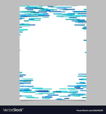 Blank horizontal stripe background page template vector image