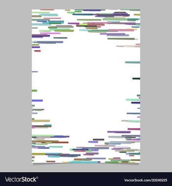 Blank horizontal stripe background poster vector image
