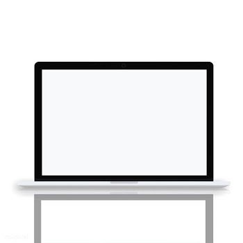 Blank laptop screen | Free stock vector - 998