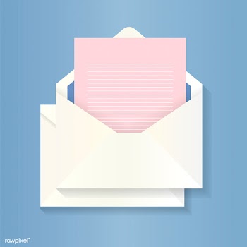 Blank letter and envelope illustration | Free stock vector - 463983
