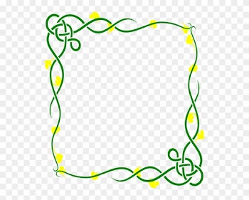 Blank Menu Clipart - Floral Borders In Png