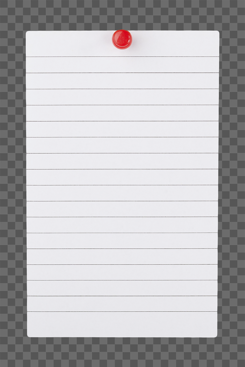Blank note paper png, transparent | Free PNG - rawpixel