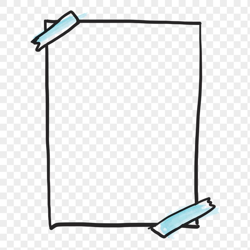 Blank notepaper png taped on wall | Free PNG - rawpixel