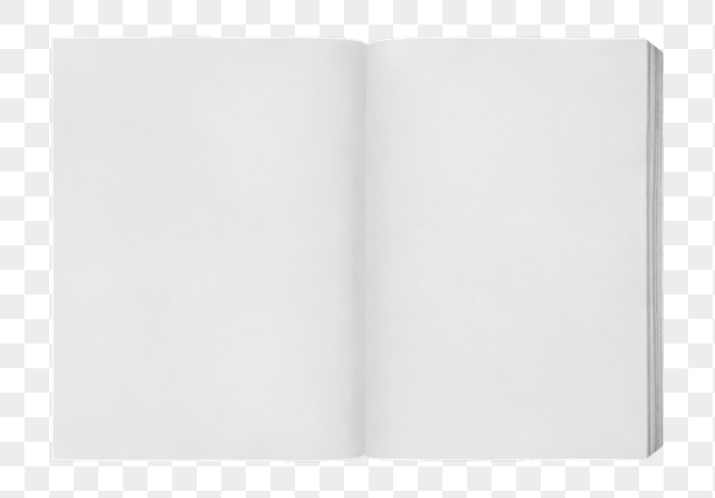 Blank open book png sticker, | Free PNG - rawpixel