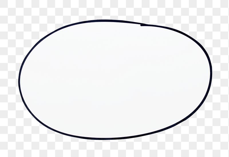 Blank oval doodle png badge, | Free PNG - rawpixel