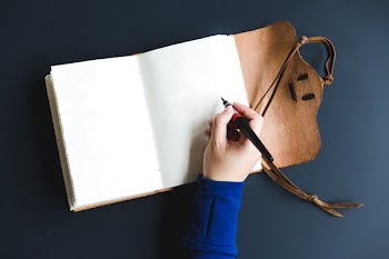 Blank Pages In Creative Notebook