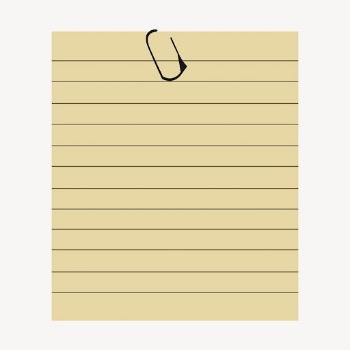 Blank paper note clipart, collage | Free PSD - rawpixel