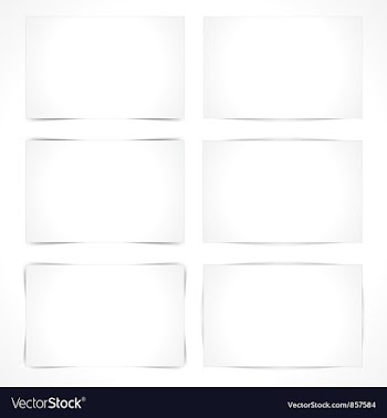 Blank paper sheets vector image