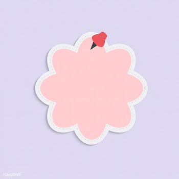 Blank pink bubble reminder note vector | Free stock vector - 524905