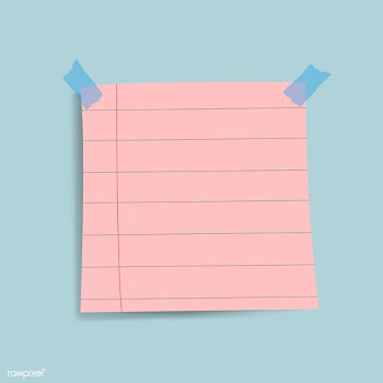 Blank pink reminder paper note vector | Free stock vector - 524942