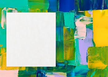 Blank quare paper, textured colorful paint… | Free stock photo | High Resolution image