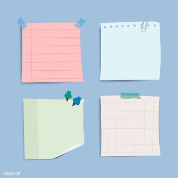 Blank reminder paper notes vector set | Free stock vector - 524932