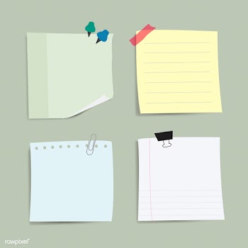 Blank reminder paper notes vector set | Free stock vector - 524982