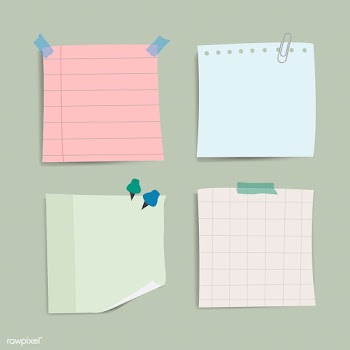 Blank reminder paper notes vector set | Free stock vector - 524984