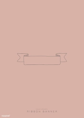 Blank ribbon banner | Free stock vector - 842864